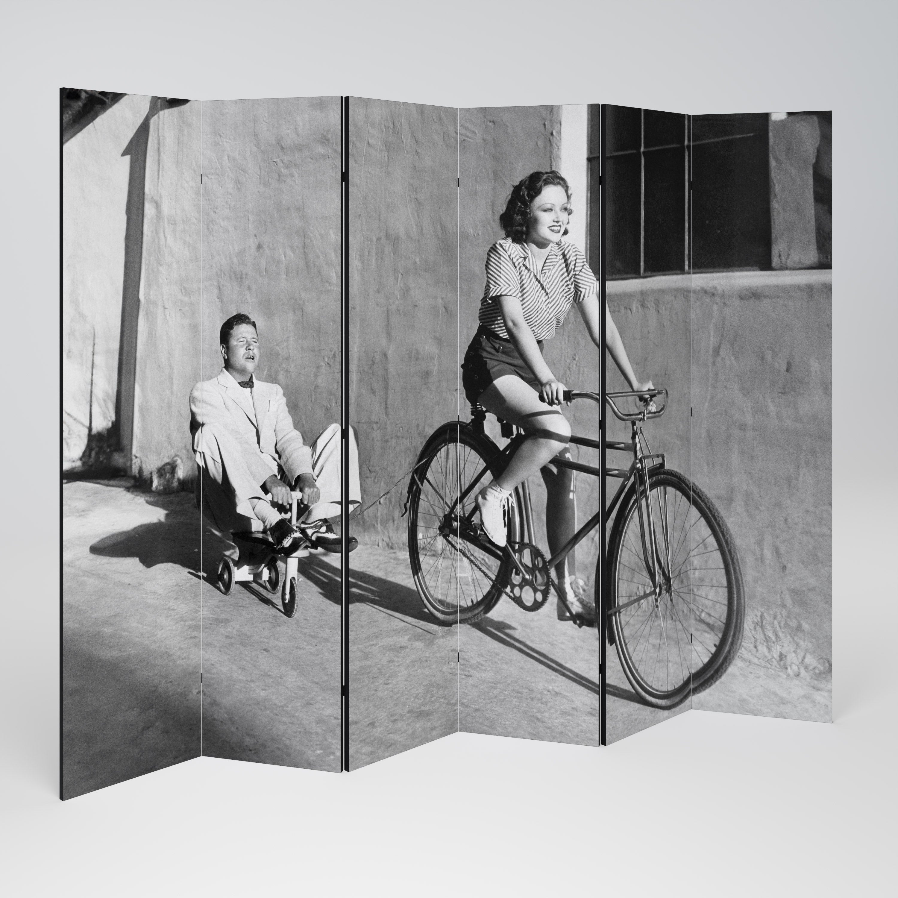 HAPPY JOURNEY 6-Panel Room Divider