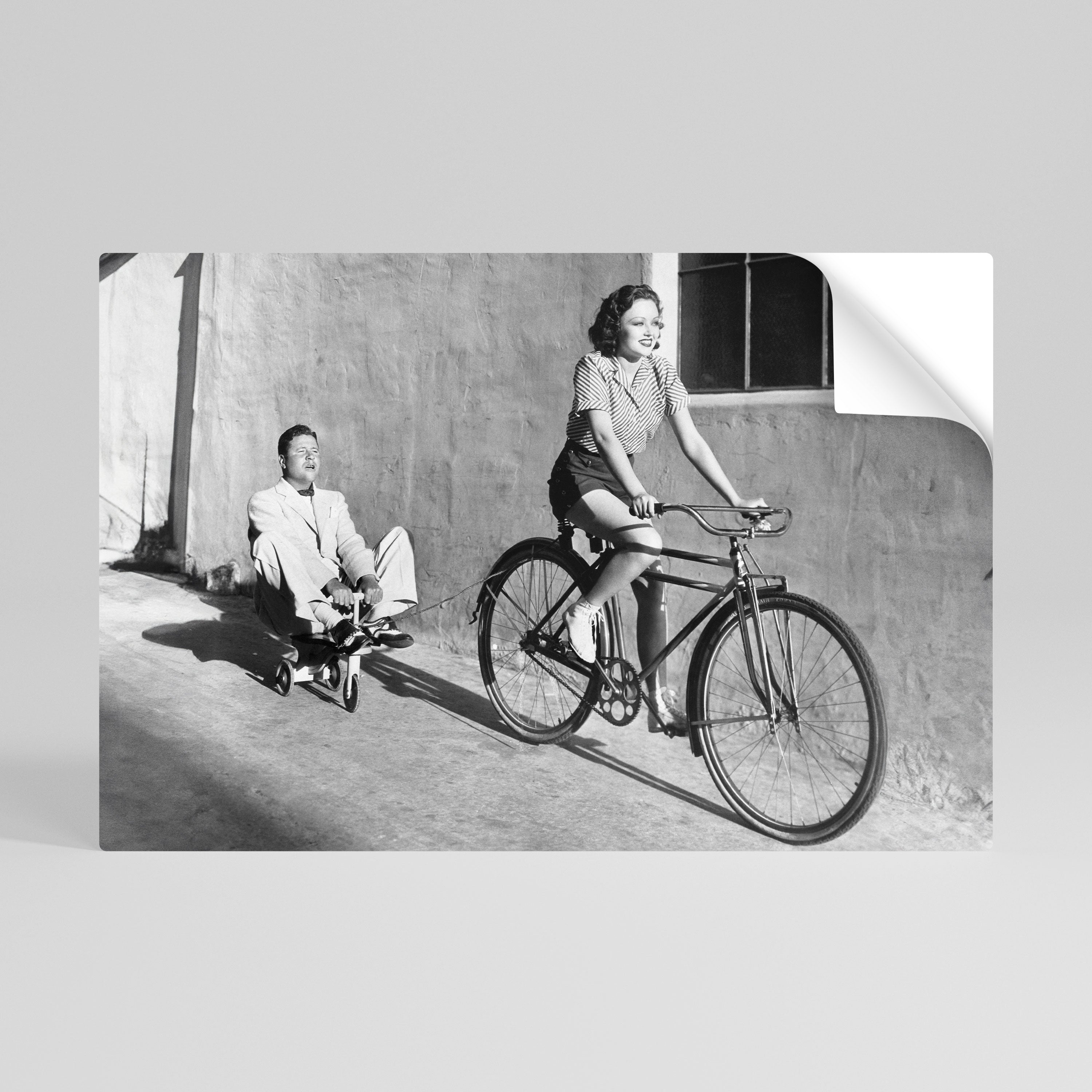 HAPPY JOURNEY Póster adhesivo horizontal