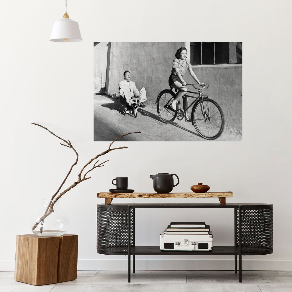 HAPPY JOURNEY Peel and Stick Horizontal Poster