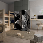 BIKE ENERGY Decorative 4-Panel Room Divider