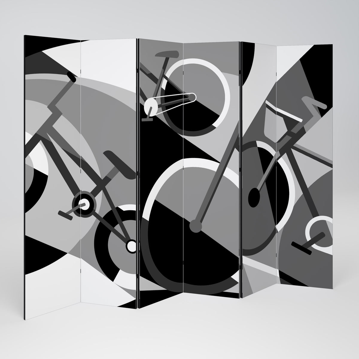 BIKE ENERGY Biombo de 6 paneles