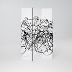 CYCLING COMPETITION 3-Panel Room Divider