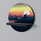 CYCLING HORIZON Art Shelf