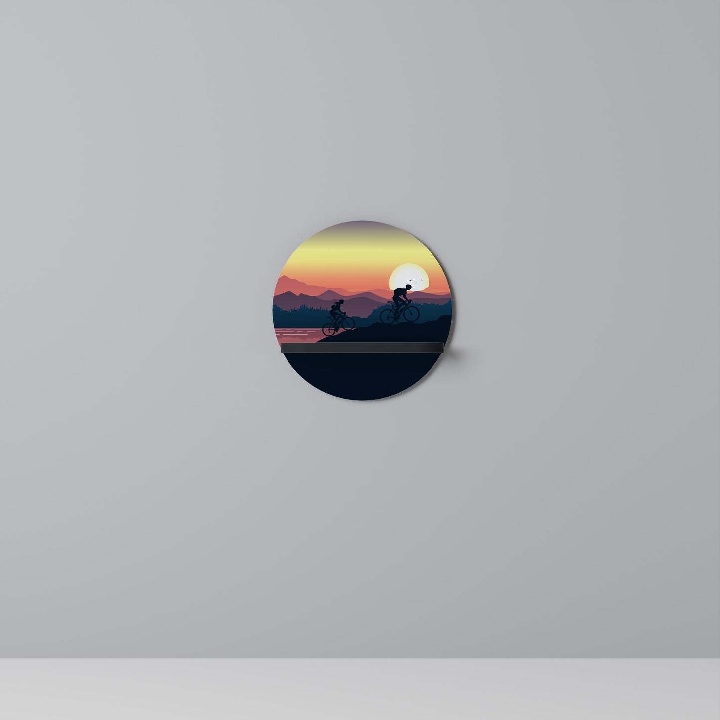 CYCLING HORIZON Art Shelf