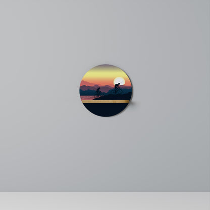 CYCLING HORIZON Art Shelf