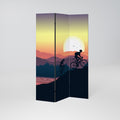 CYCLING HORIZON 3-Panel Room Divider