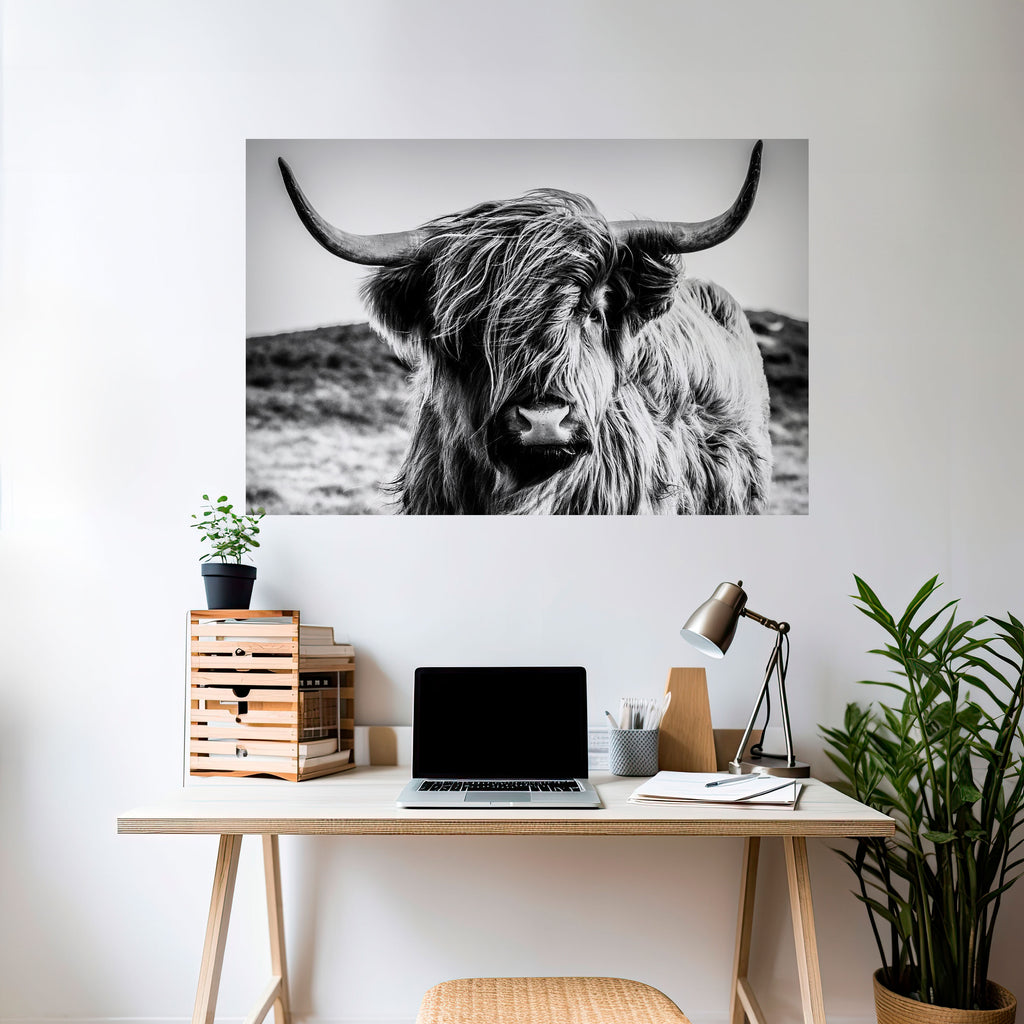 WILD SPIRIT REFLECTED Peel and Stick Horizontal Poster