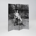 RIDING THROUGH TIME 4-Panel Room Divider