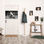 RIDING THROUGH TIME Peel and Stick Horizontal Poster