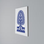 POLISH FOLK ART Cuadro en lienzo vertical