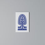 POLISH FOLK ART Cuadro en lienzo vertical