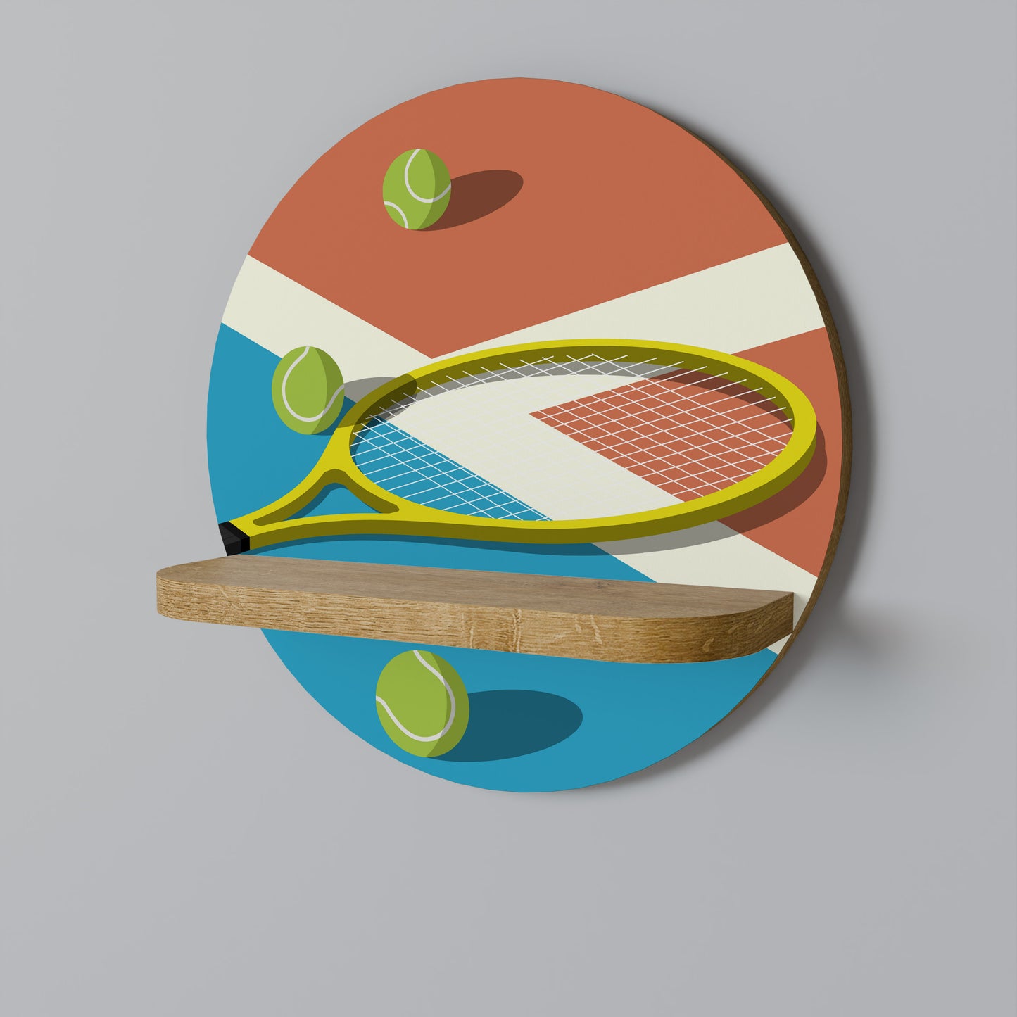 TENNIS ESSENTIALS Art Shelf