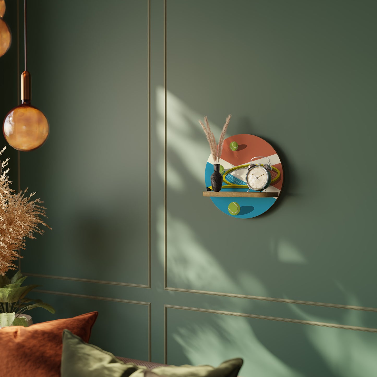 TENNIS ESSENTIALS Art Shelf