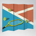 TENNIS ESSENTIALS Biombo de 6 paneles