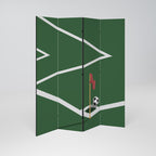 FOOTBALL ACTION 4-Panel Room Divider