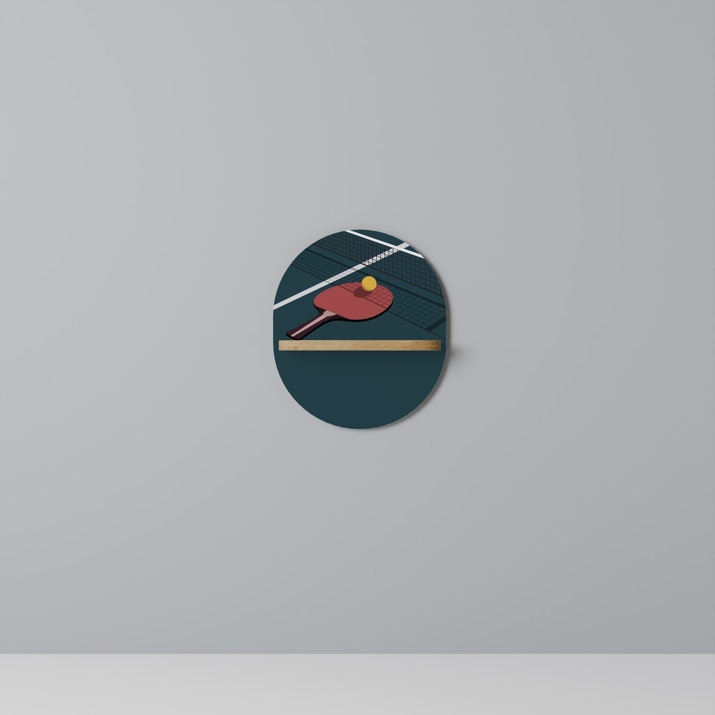 PING- PONG GAME Art Shelf