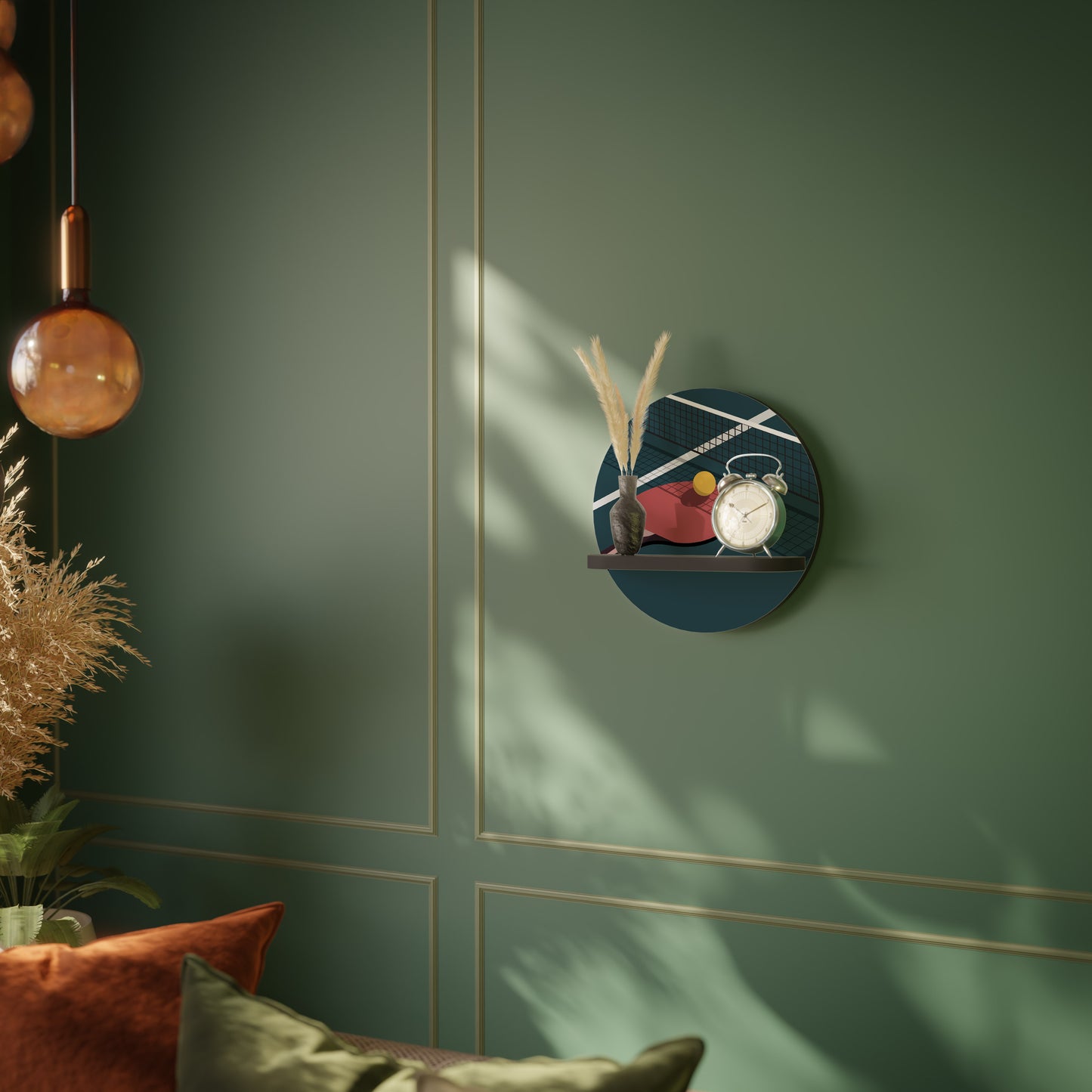 PING- PONG GAME Art Shelf