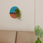 VOLLEYBALL TIME Estante Ovalado Decorativo en Acabado Negro