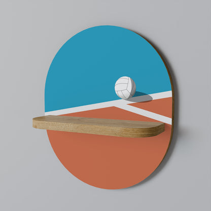 VOLLEYBALL TIME Art Shelf
