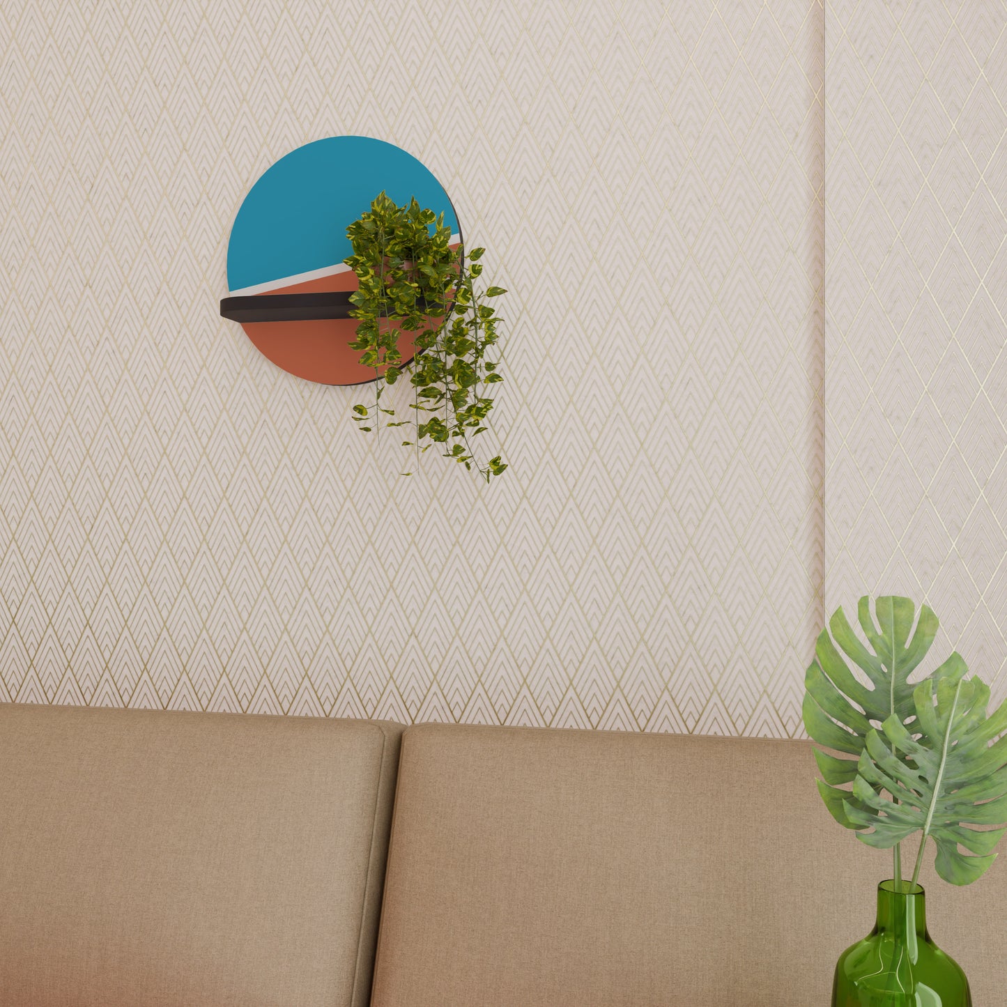 VOLLEYBALL TIME Art Shelf