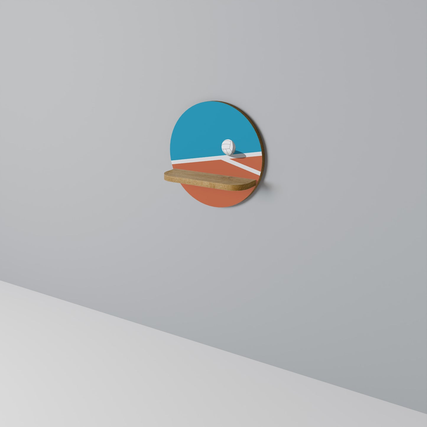 VOLLEYBALL TIME Art Shelf