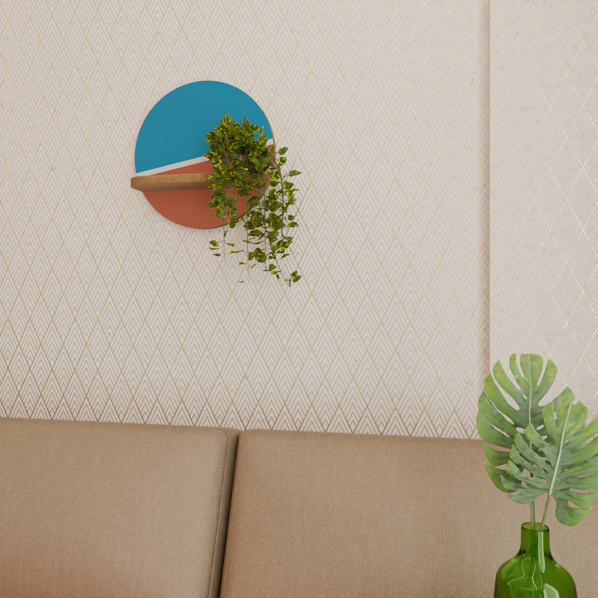 VOLLEYBALL TIME Art Shelf