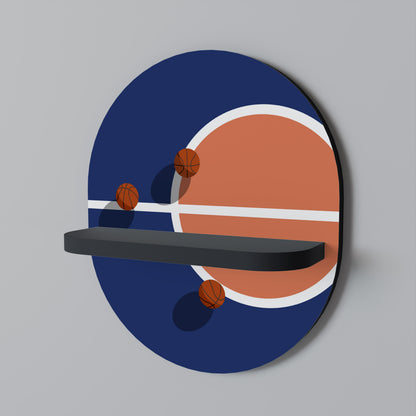 BASKETBALL CHALLENGE Art Shelf