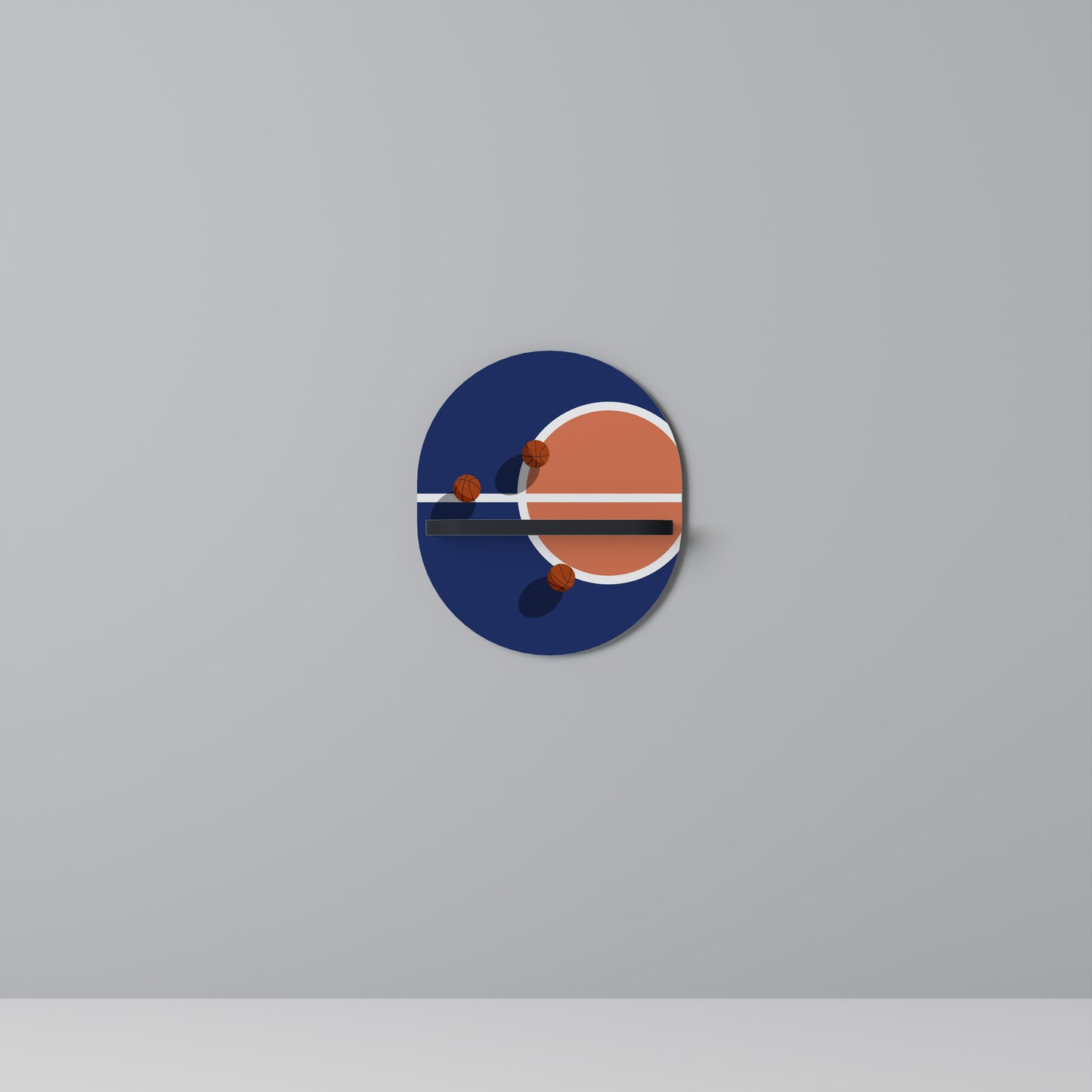 BASKETBALL CHALLENGE Art Shelf