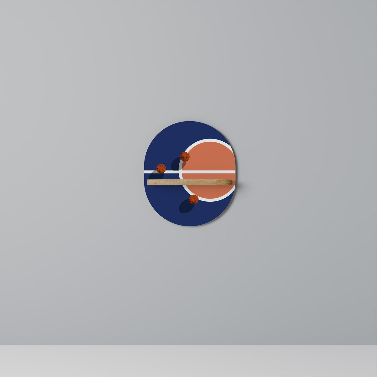BASKETBALL CHALLENGE Art Shelf