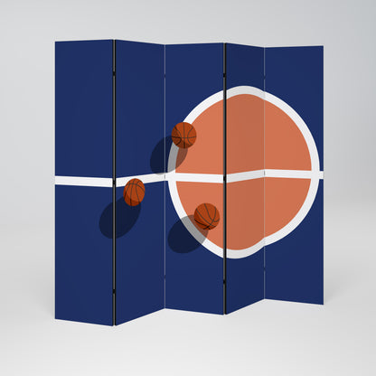 BASKETBALL CHALLENGE Biombo de 5 paneles