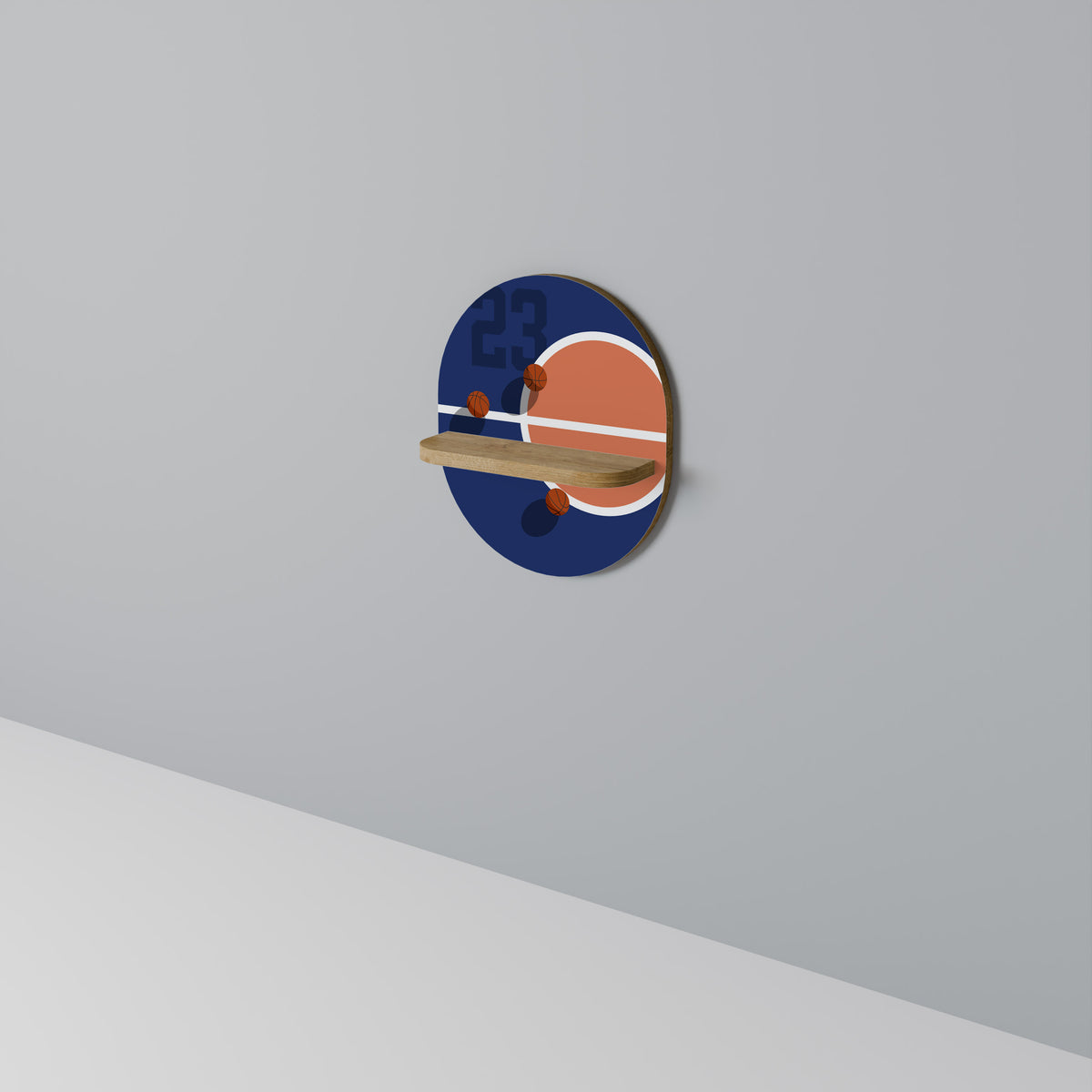 FAMOUS NUMBER 23 Art Shelf