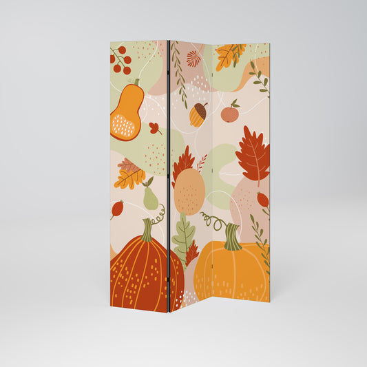 HELLO AUTUMN 3-Panel Room Divider