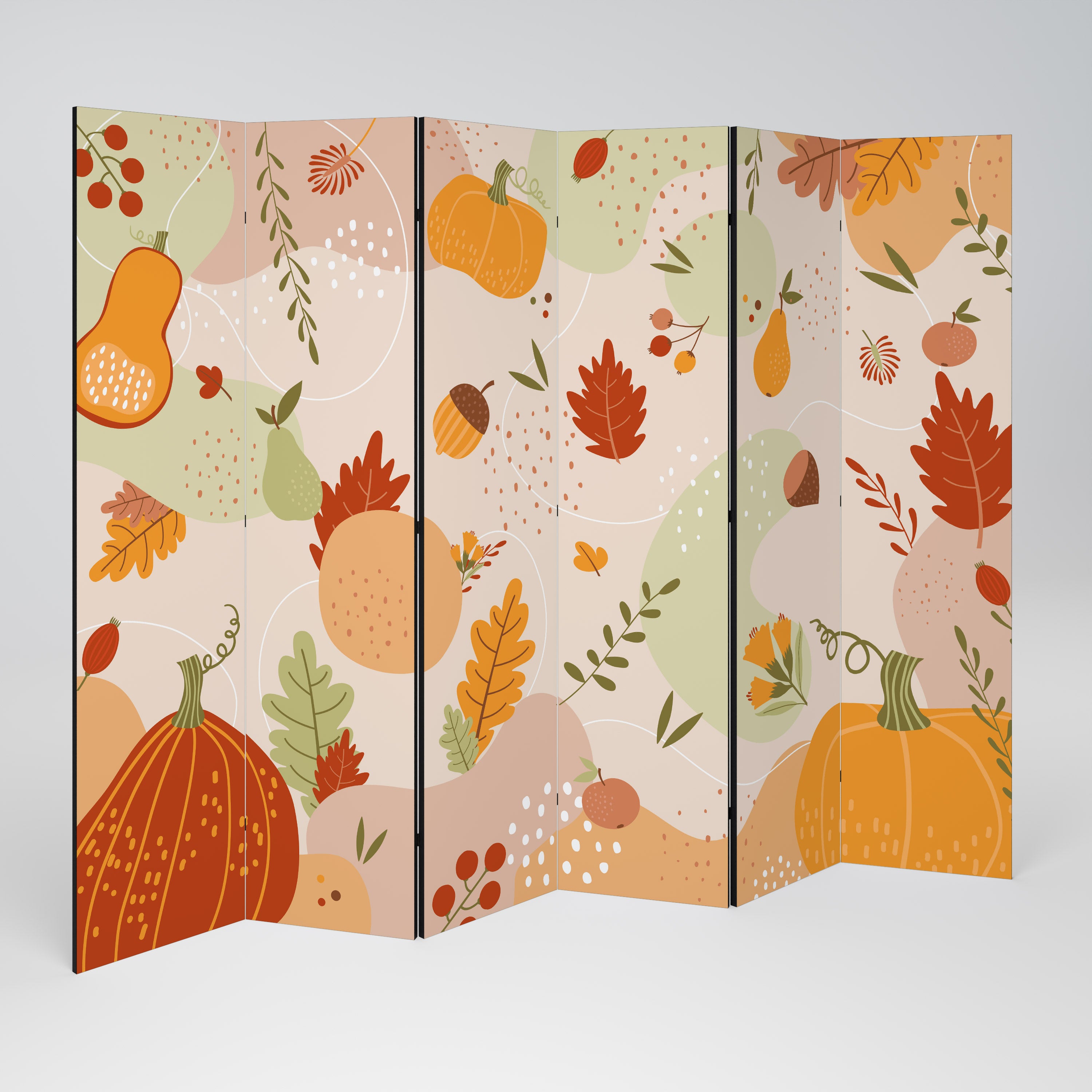 Biombo decorativo de 6 paneles HELLO AUTUMN