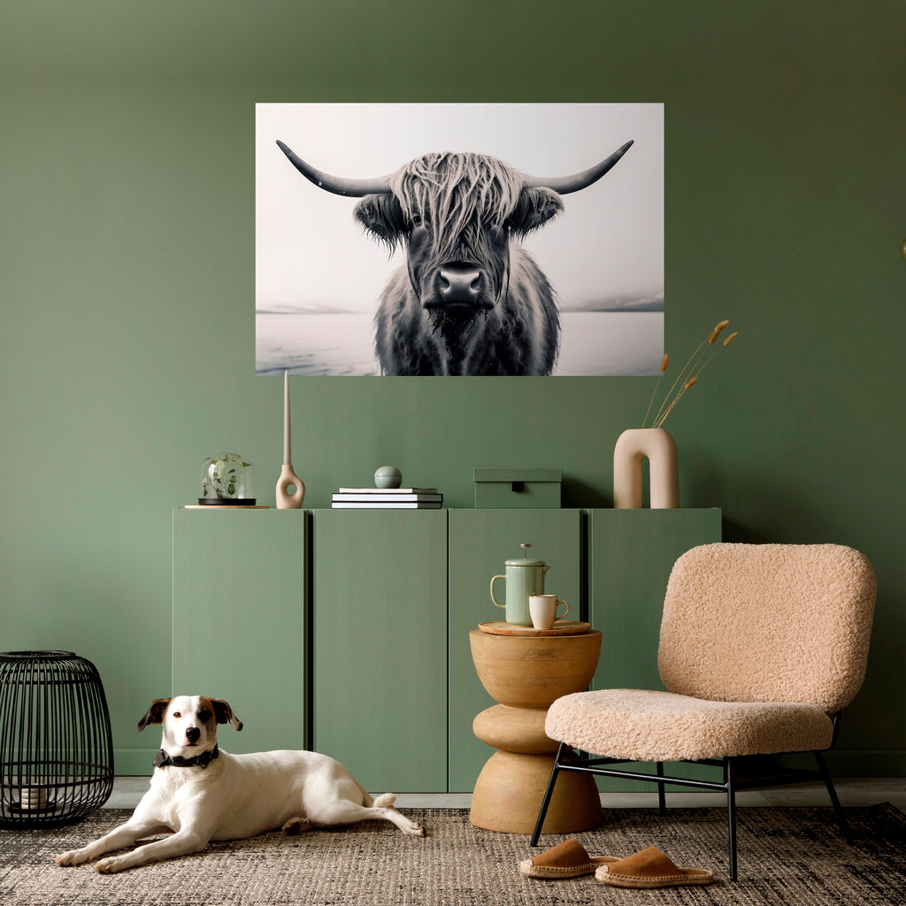 GENTLE GIANT STARE Peel and Stick Horizontal Poster