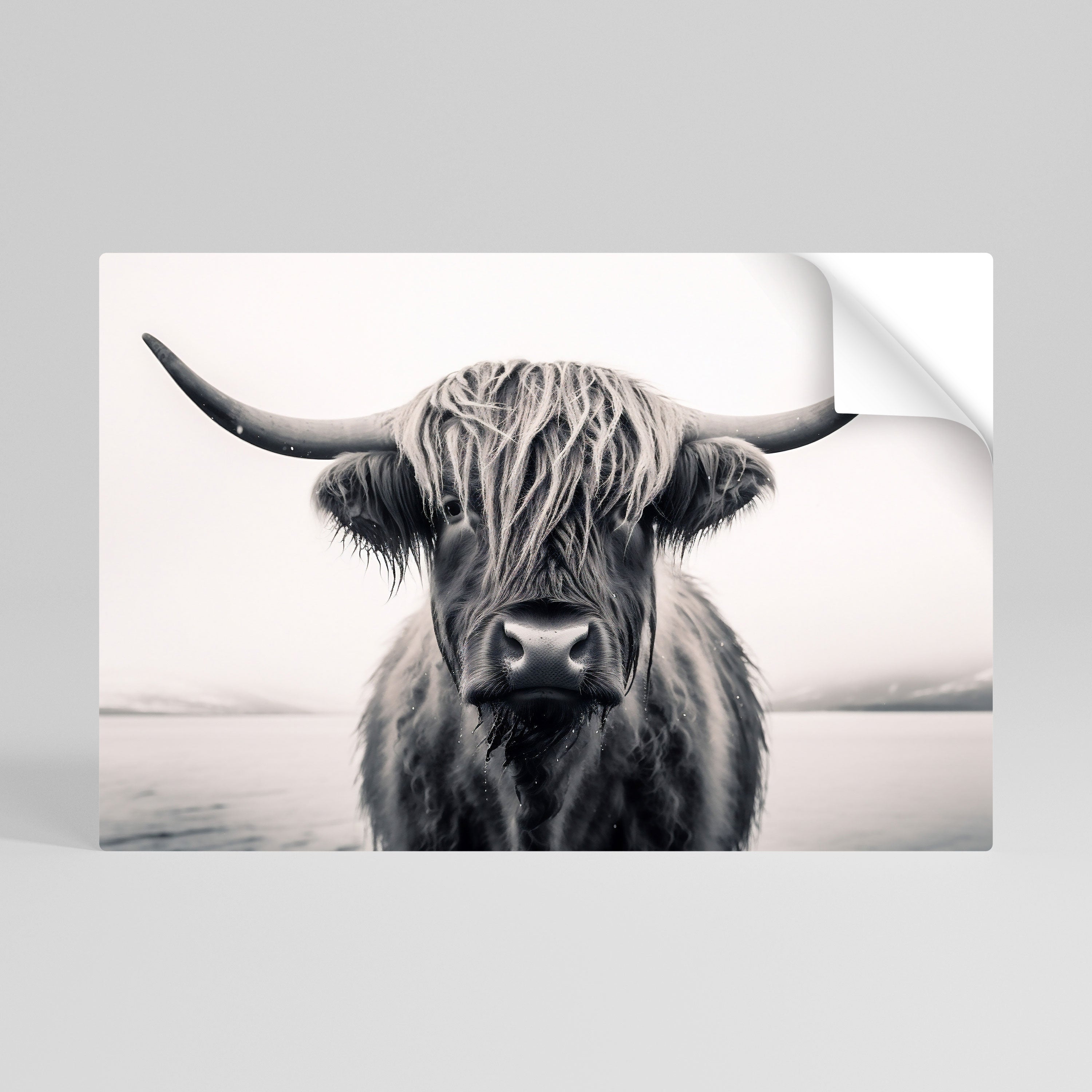 GENTLE GIANT STARE Póster adhesivo horizontal