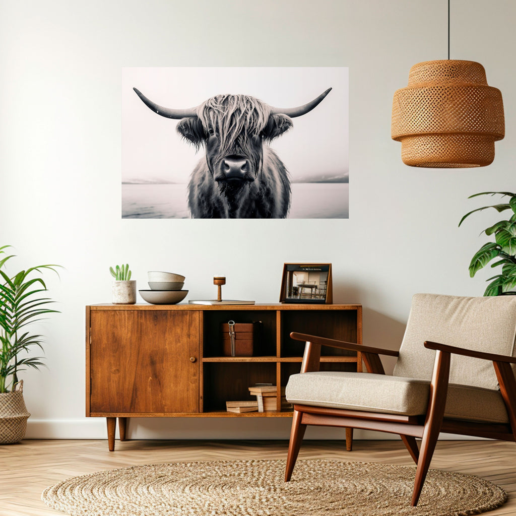 GENTLE GIANT STARE Peel and Stick Horizontal Poster