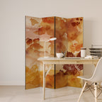 TRACES OF AUTUMN Decorative 4-Panel Room Divider