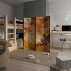 TRACES OF AUTUMN Decorative 4-Panel Room Divider