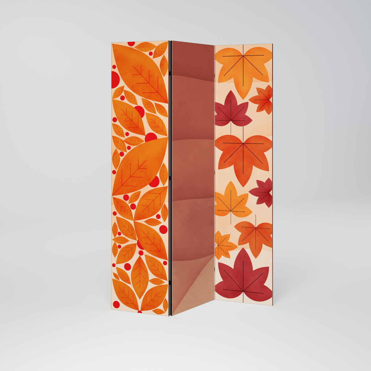 VIBRANT FALL FOLIAGE Biombo de 3 paneles
