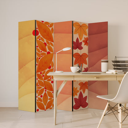 VIBRANT FALL FOLIAGE Biombo de 5 paneles