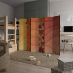 VIBRANT FALL FOLIAGE Biombo Decorativo de 6 Paneles