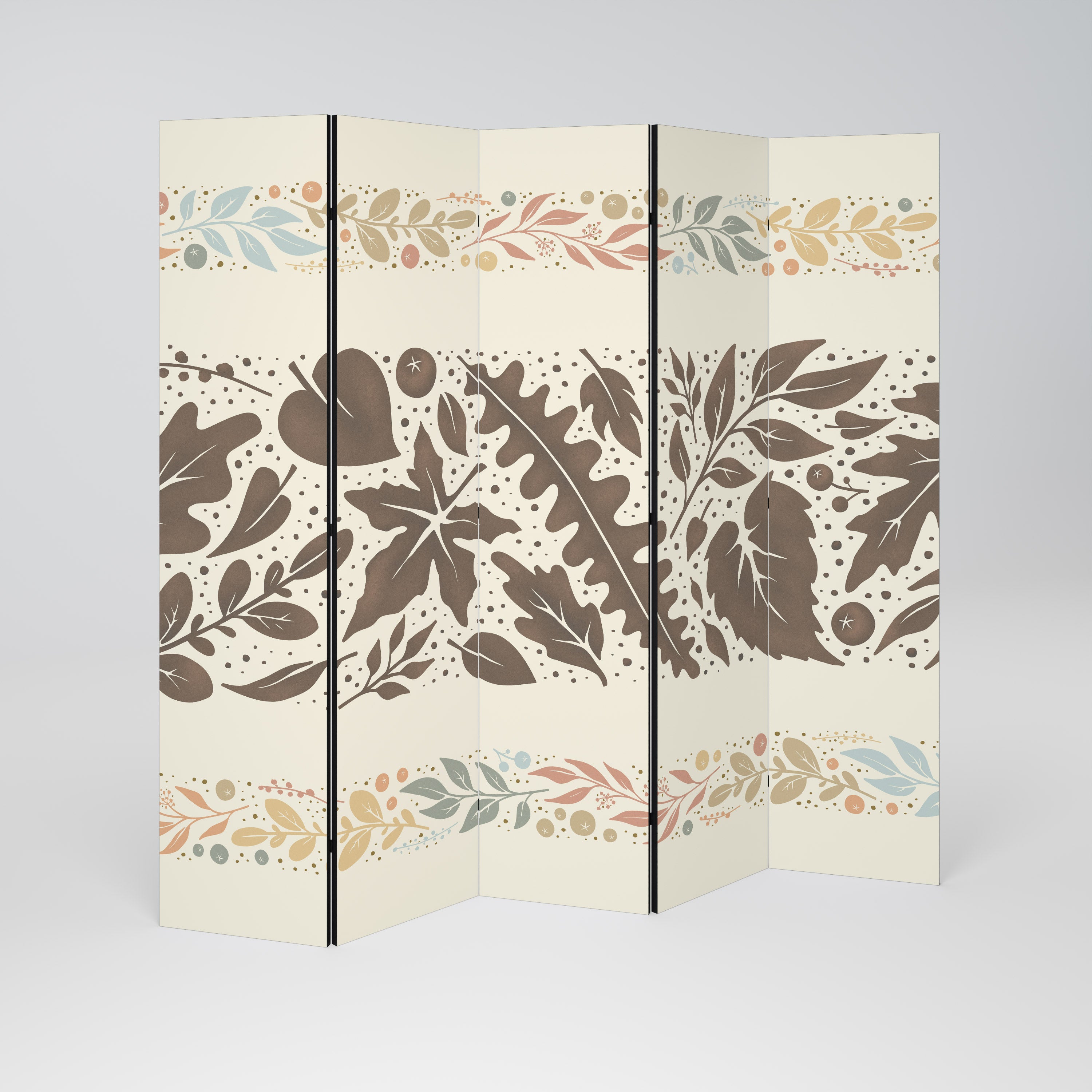FOLIAGE ROWS 5-Panel Room Divider
