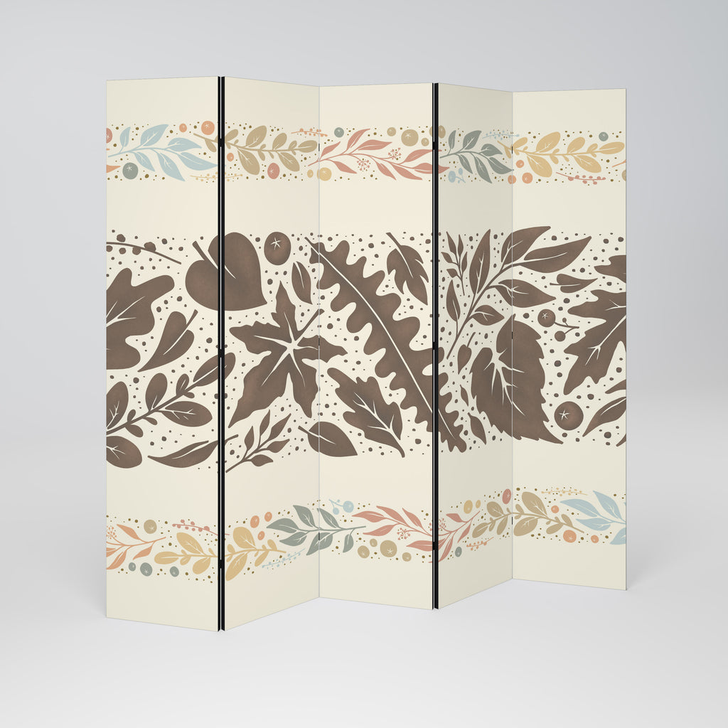 FOLIAGE ROWS 5-Panel Room Divider