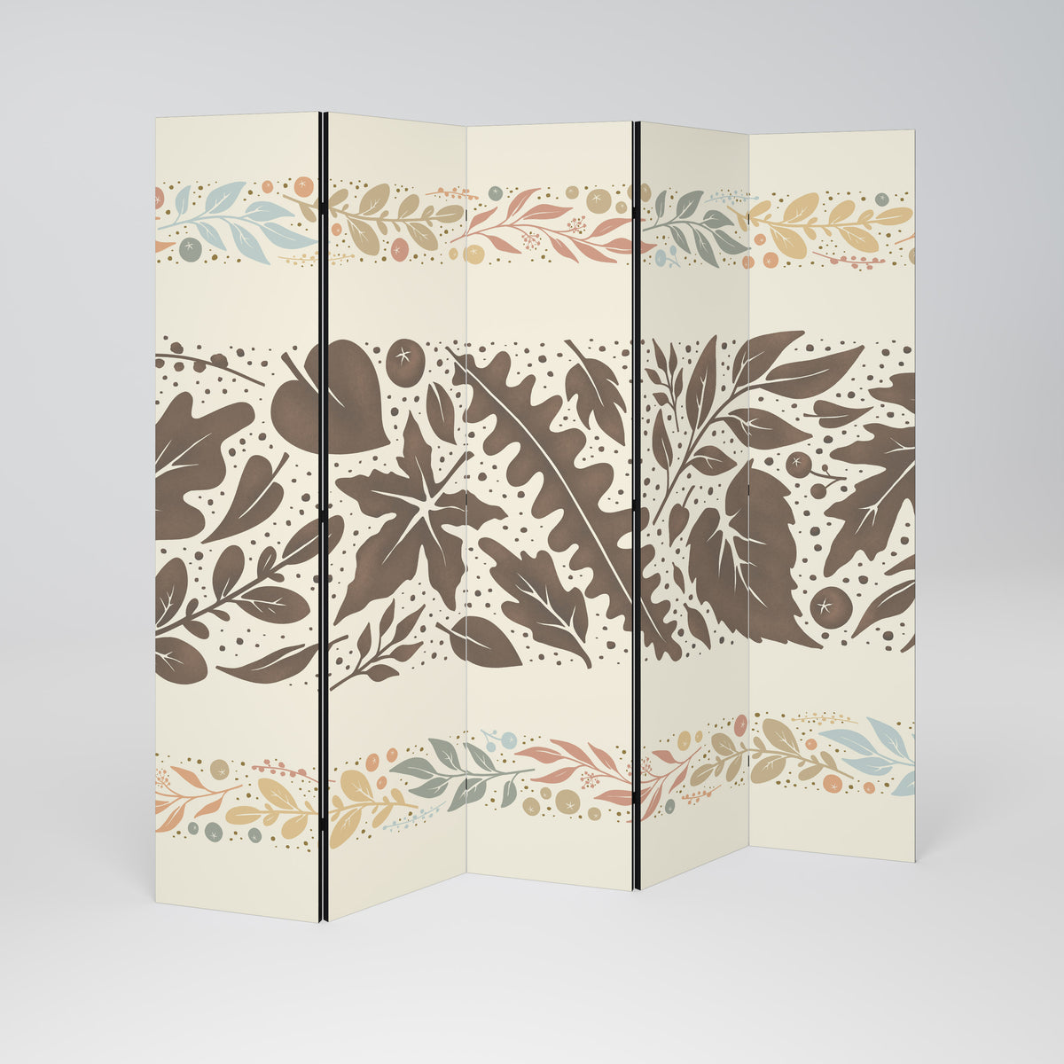 FOLIAGE ROWS Biombo de 5 paneles