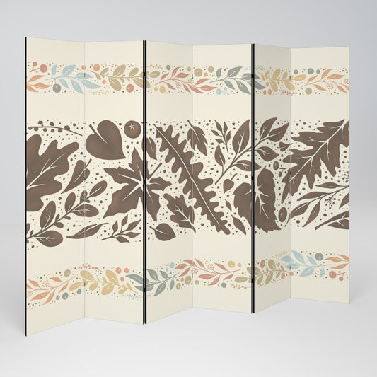 FOLIAGE ROWS Biombo de 6 paneles