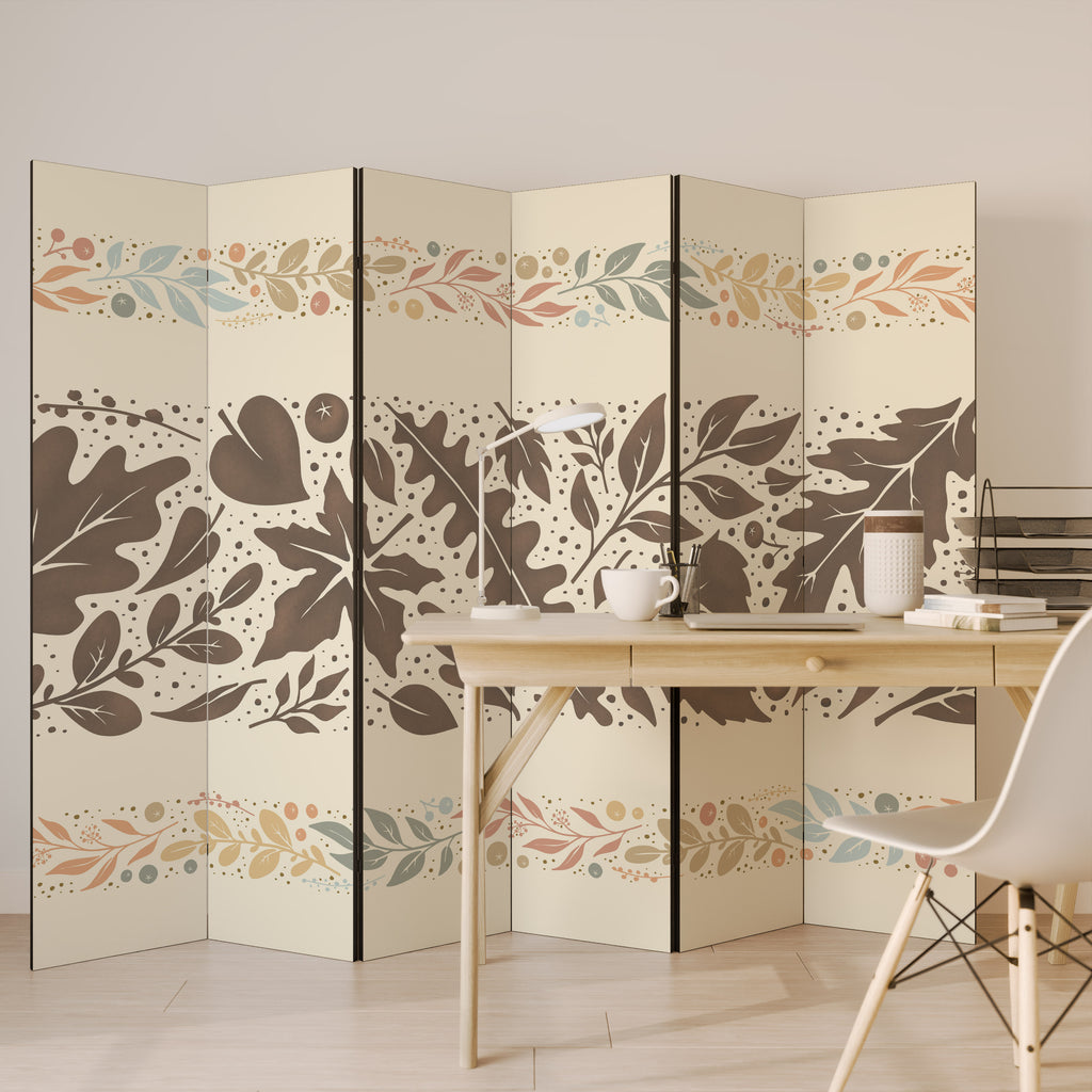 FOLIAGE ROWS 6-Panel Room Divider