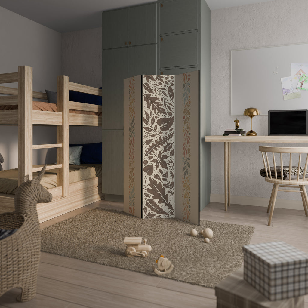 FOLIAGE TALES 3-Panel Room Divider