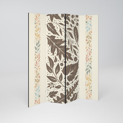 FOLIAGE TALES Biombo de 4 paneles