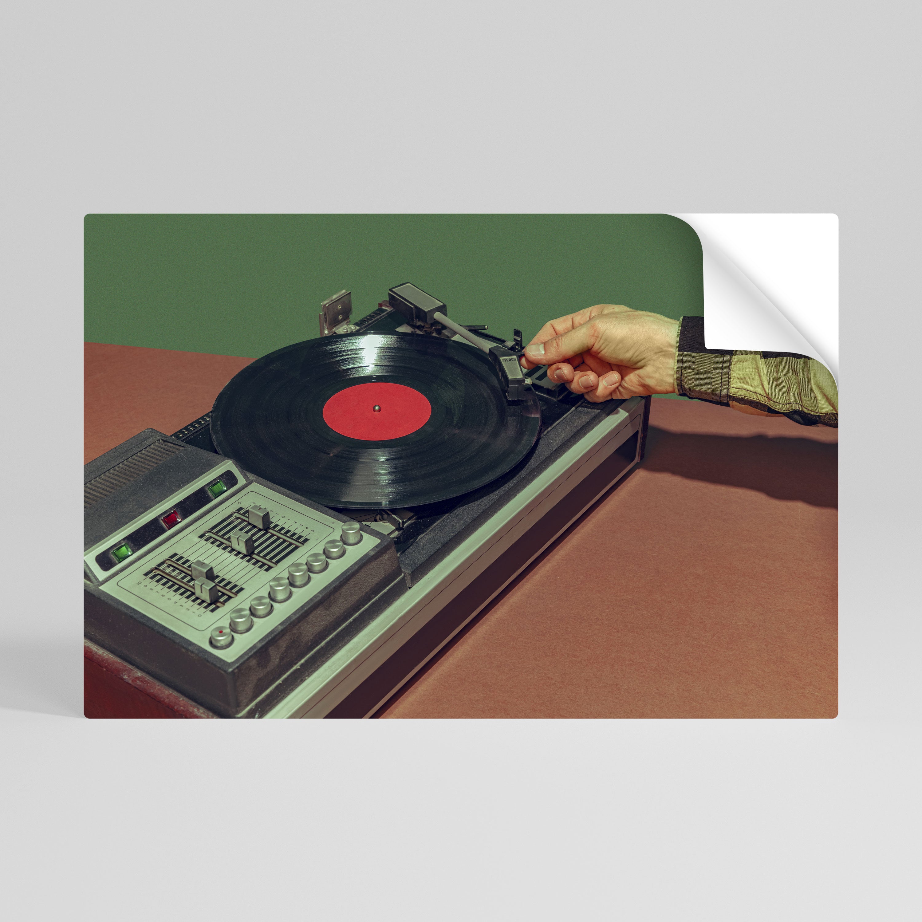 UNIQUE SOUNDS Póster adhesivo horizontal