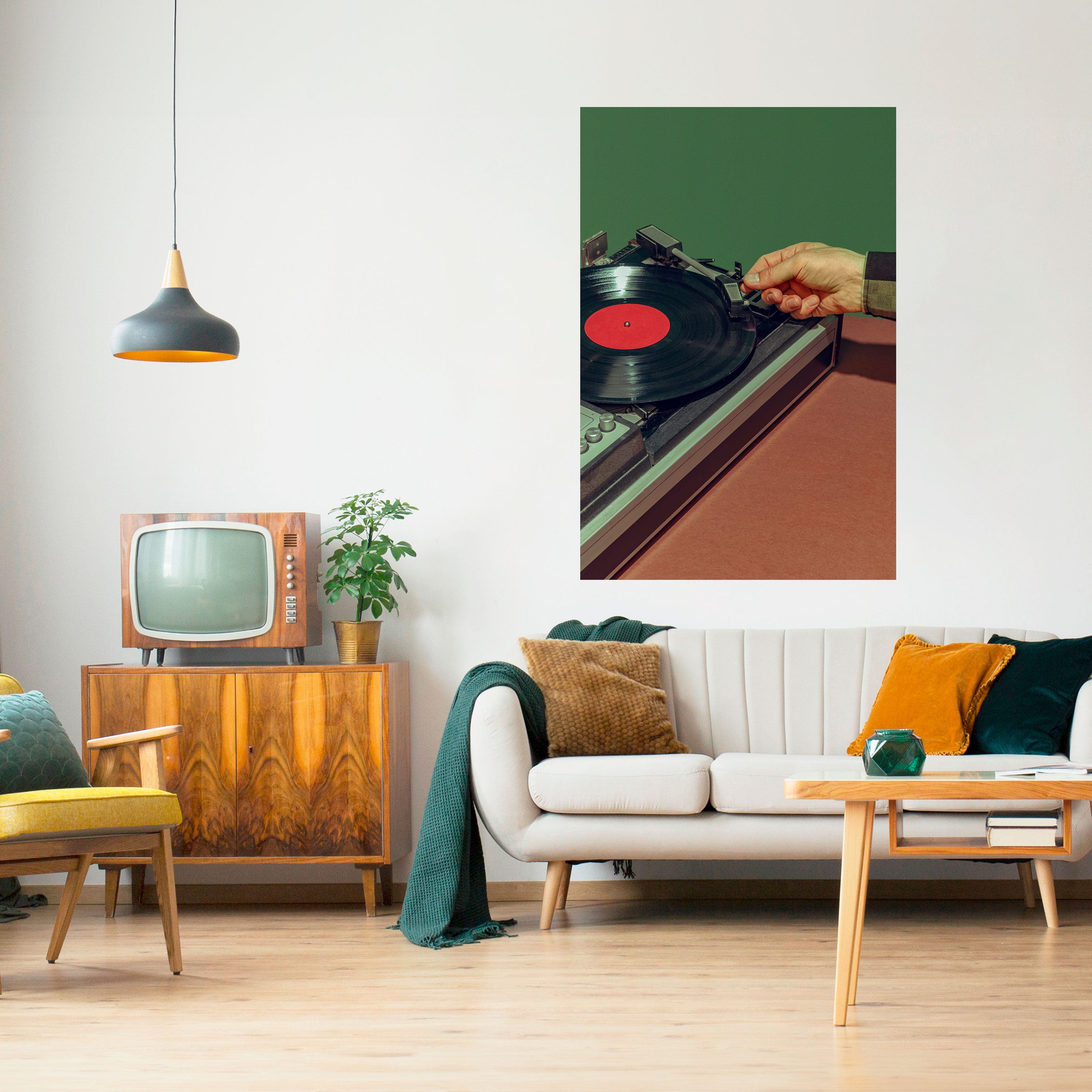 UNIQUE SOUNDS Peel and Stick Vertical Poster